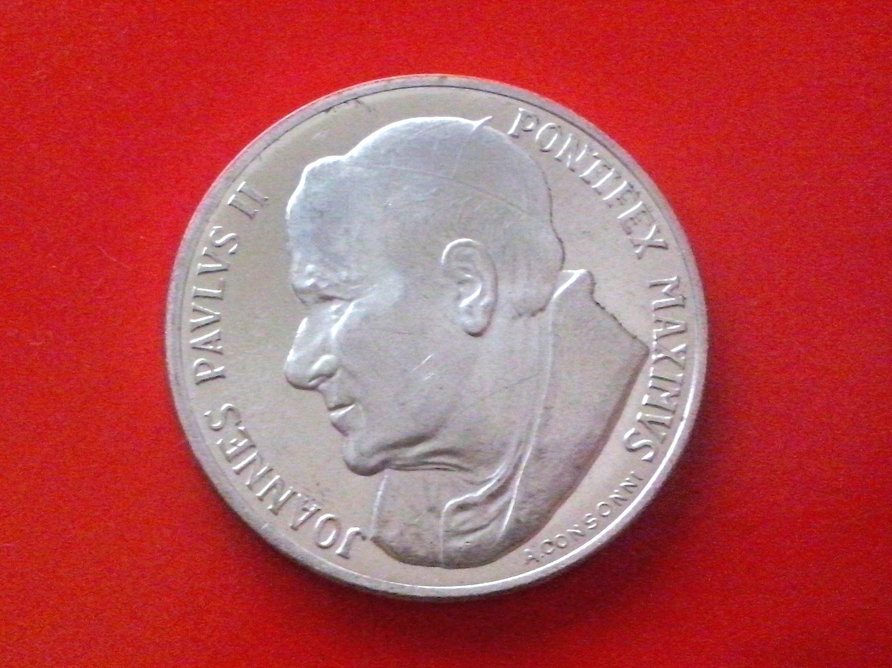 Vendo Moneda de Plata de Juan Pablo ll Original