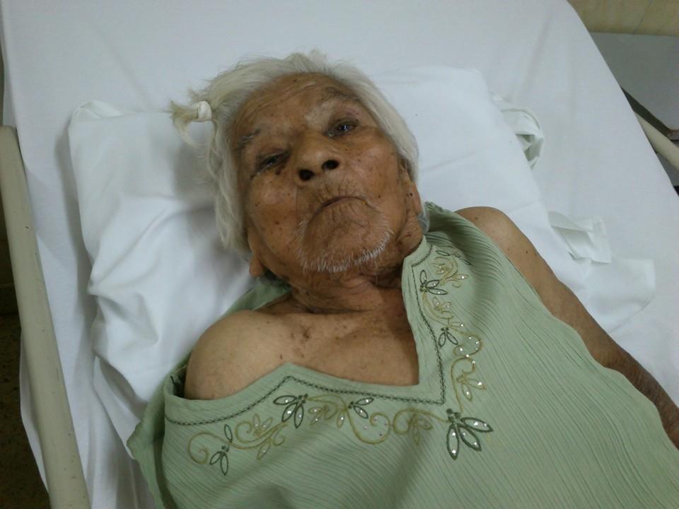 Dice llamarse Juana Reynoso, tiene 80 años ¿La conocés? Ayudanos con su caso por favor