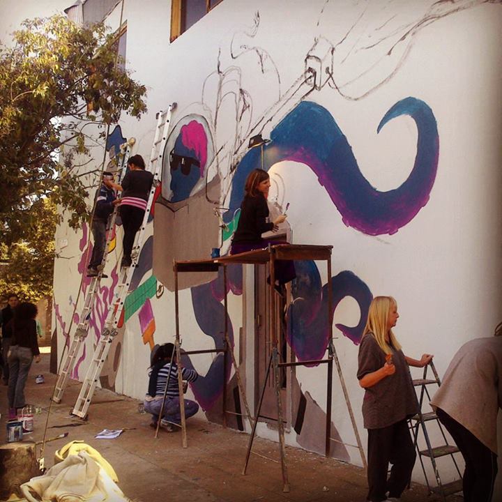 CUCA UNTREF realizó su segunda jornada de Murales del año en Caseros