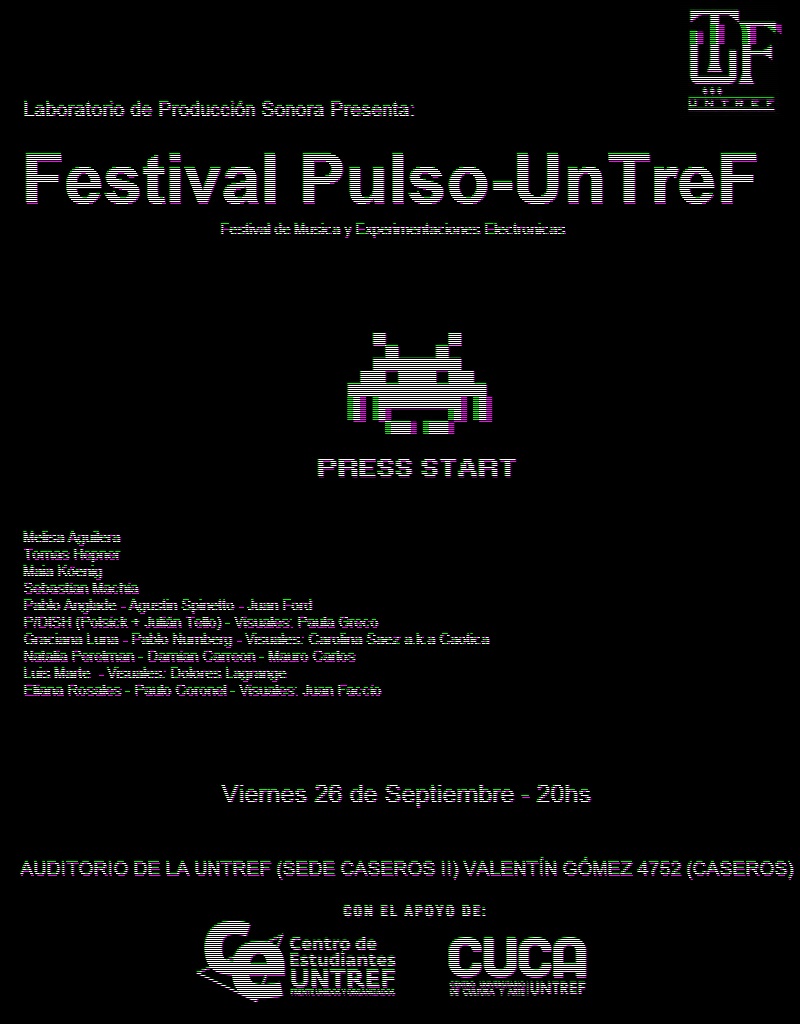 Llega a Caseros el Festival de Música y Experimentaciones Electrónicas “PULSO – UNTreF”